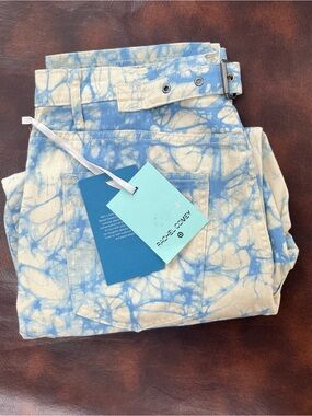 Rachel Comey x Target NWT High-Rise Marble Taper Jeans Women’s Blue Cream SZ 10